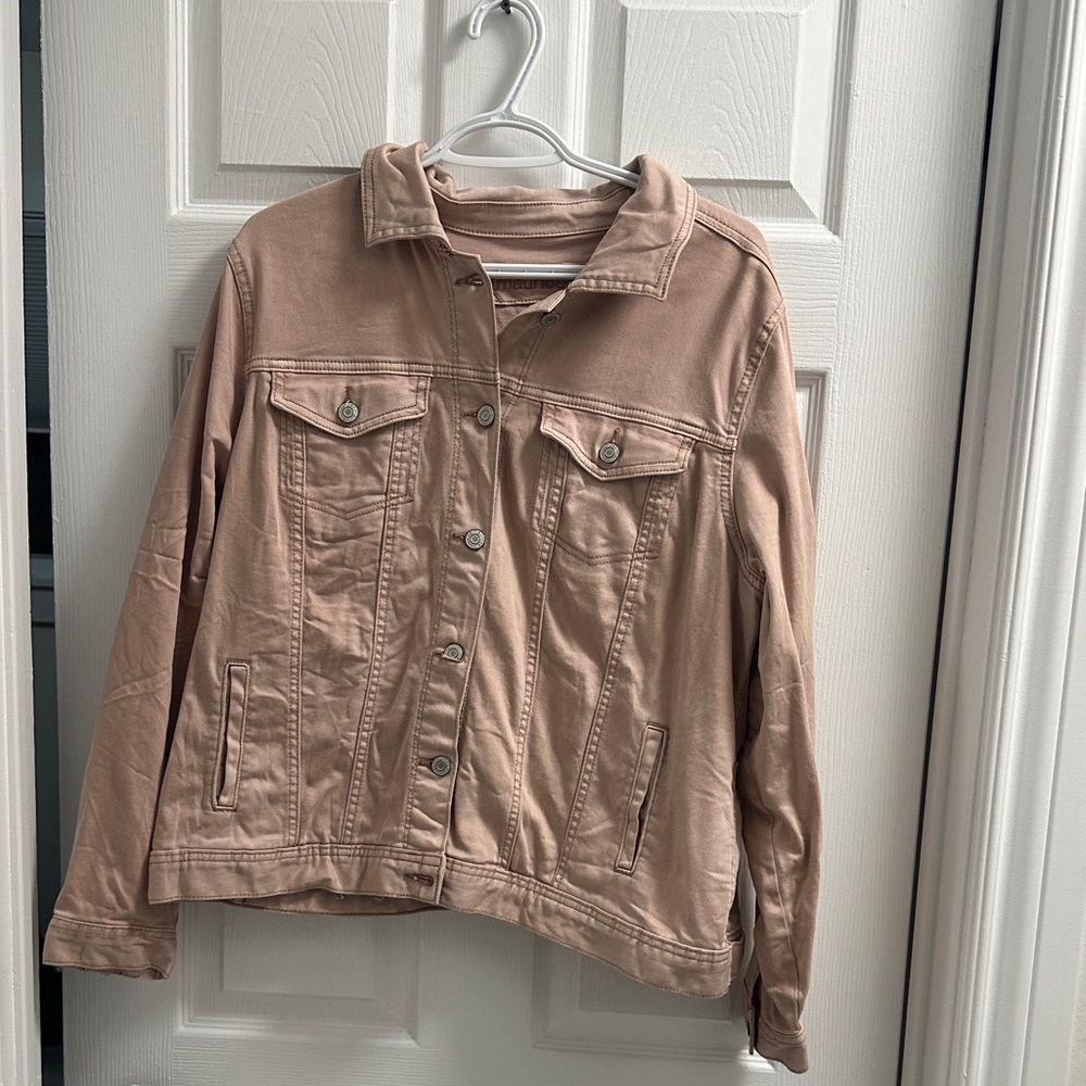 Women's blush pink denim  Jacket